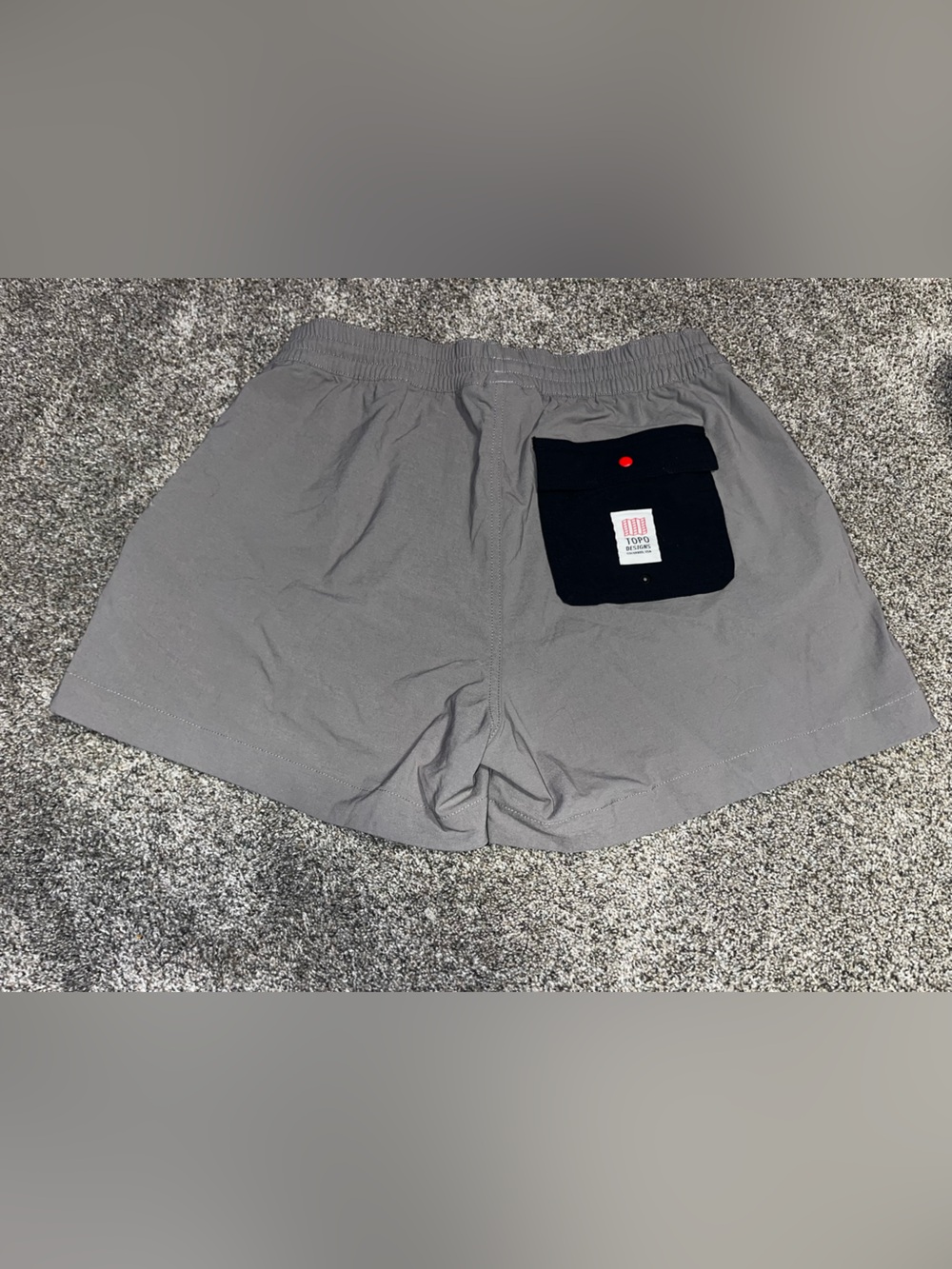 Topo Designs Women's Outdoor Hiking Shorts Large Gray Euc
